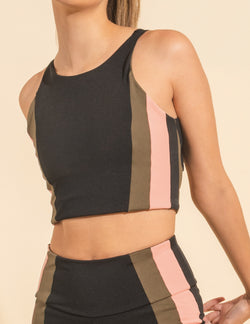 URSULA MILITARY/PINK BRA